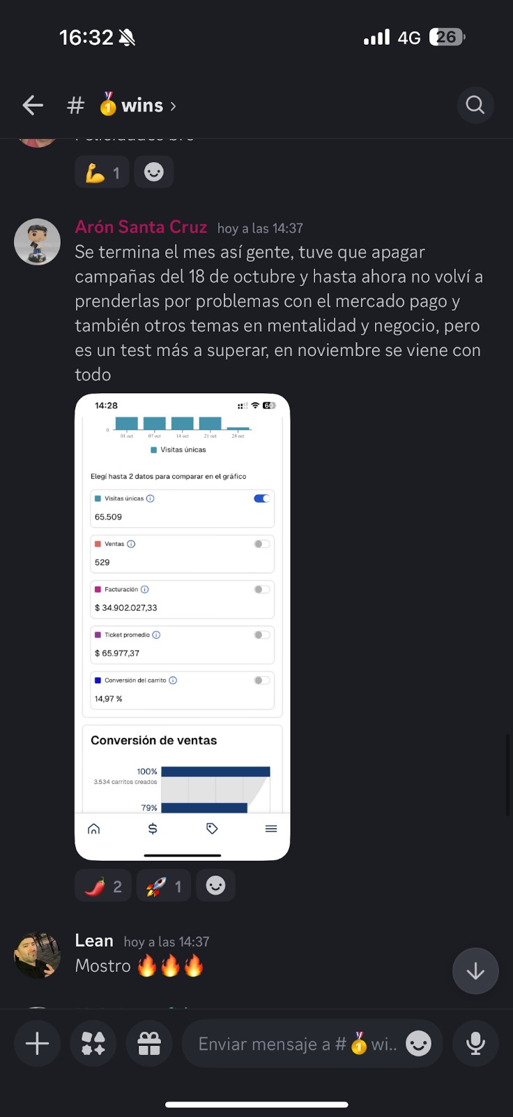 Resultado de un alumno