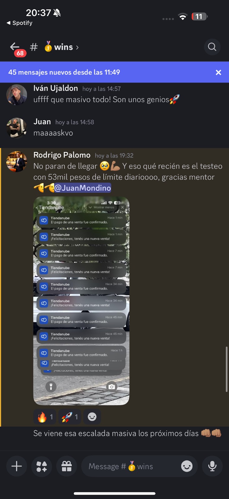 Resultado de un alumno