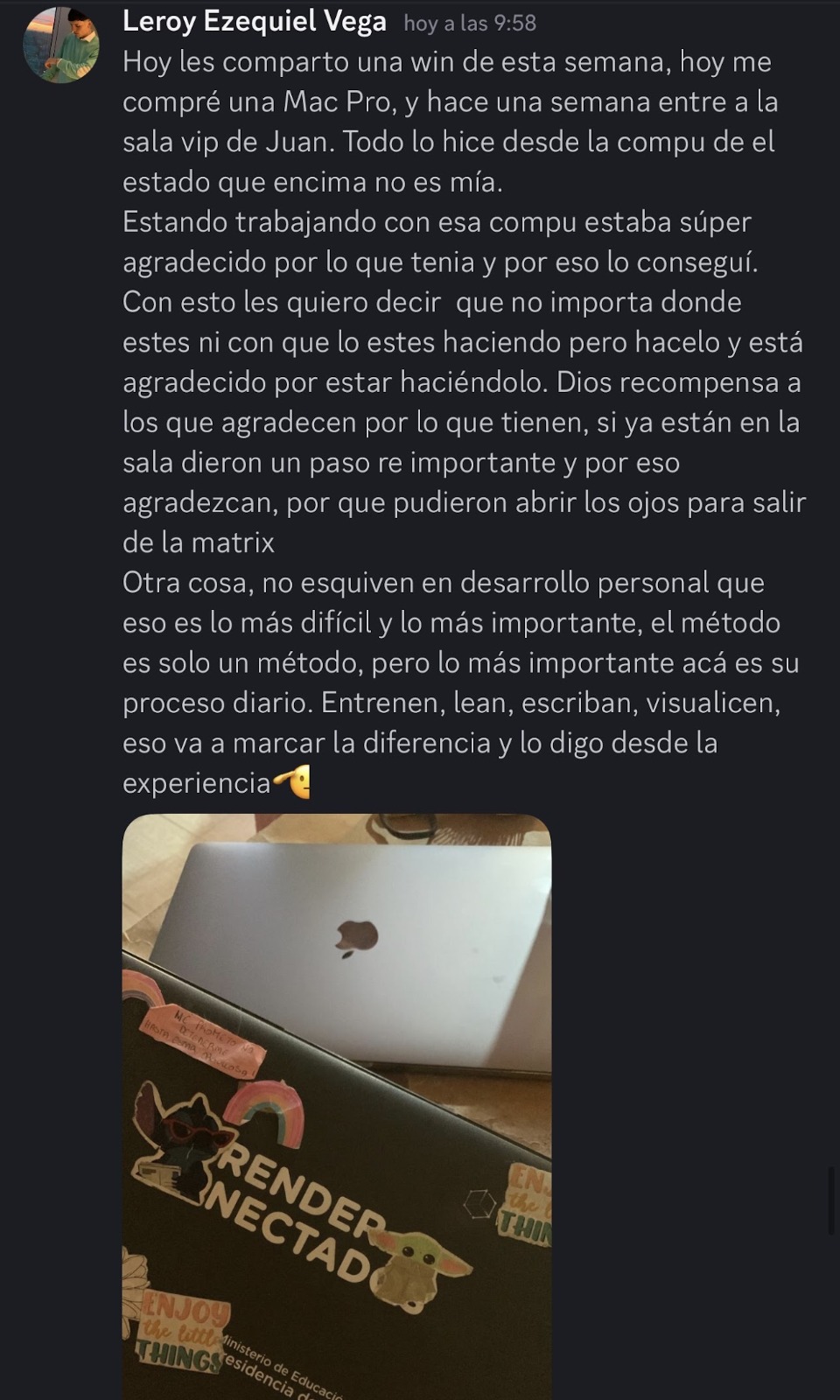 Resultado de un alumno