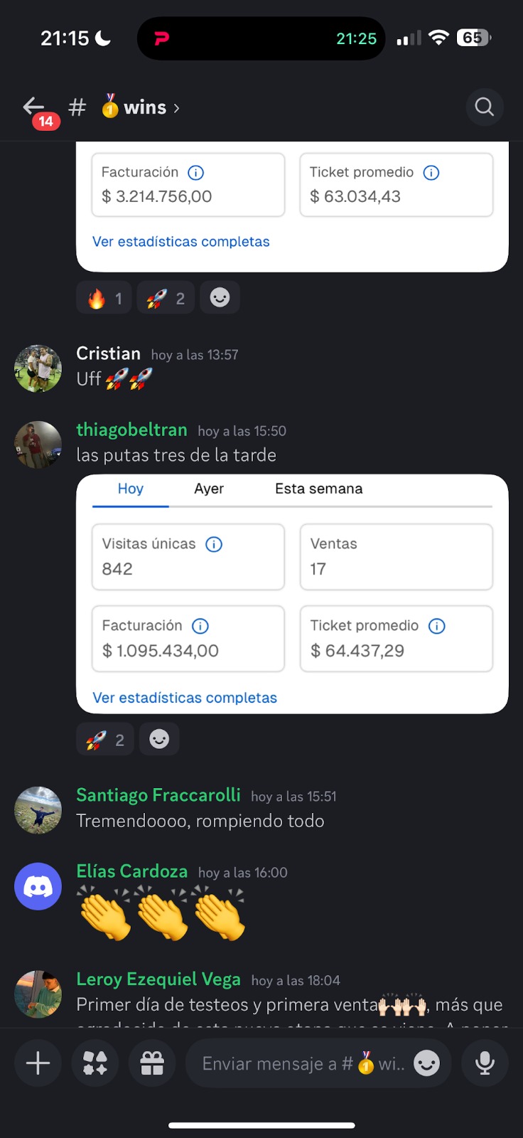 Resultado de un alumno