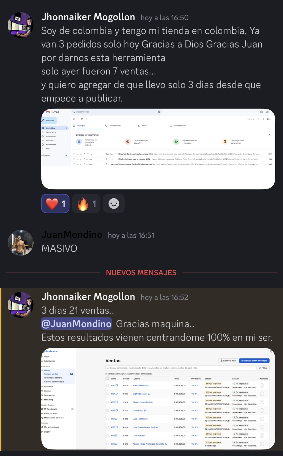 Resultado de un alumno