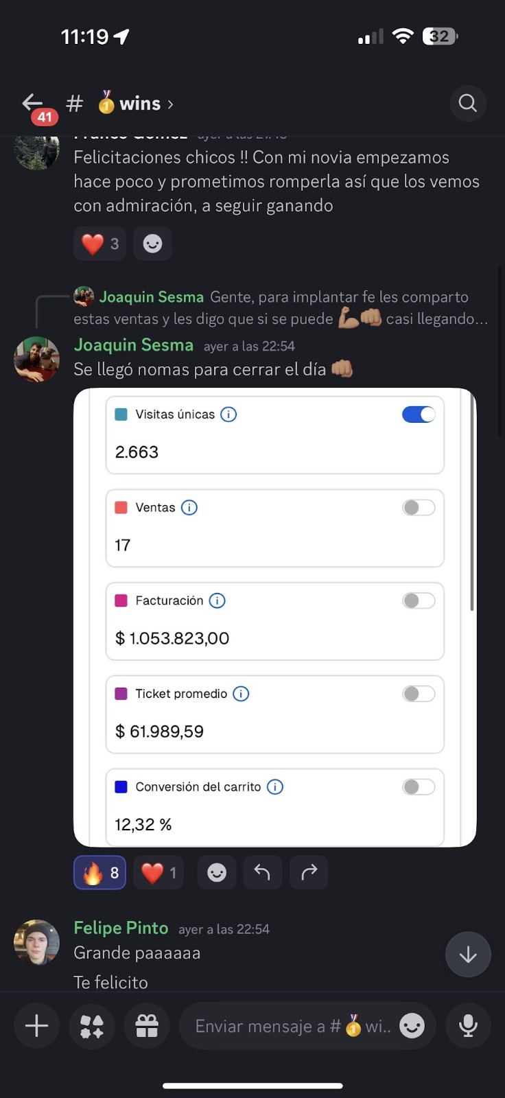 Resultado de un alumno